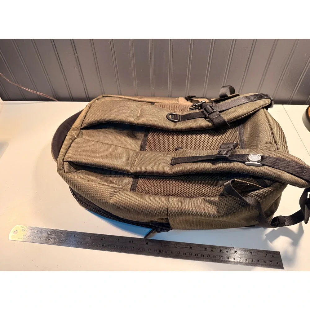 Herschel Supply Co Cordura Ballistic Backpack Olive Green Laptop Travel Bag